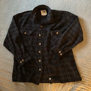 Juneau Fleece Button Down Shirt Jacket